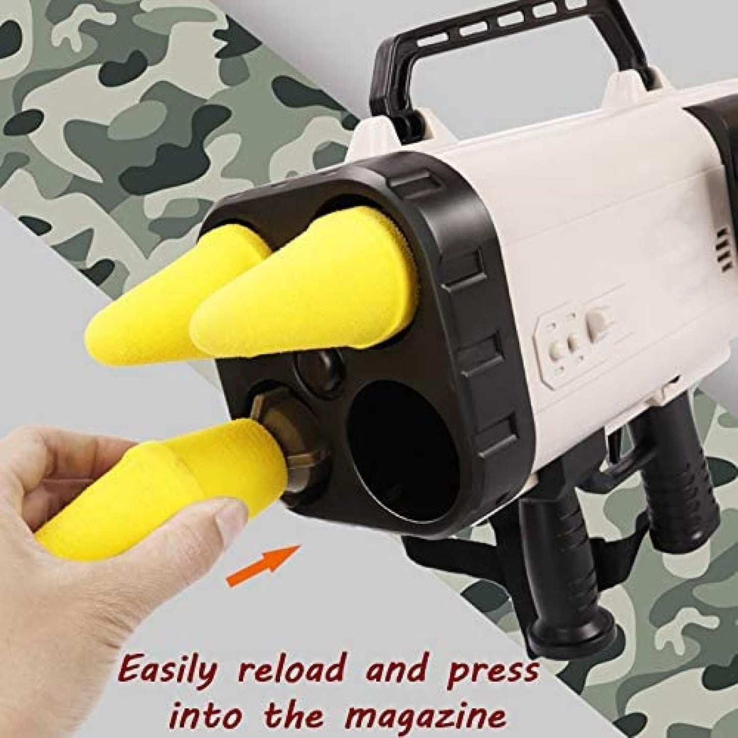 Simulation Sound Effects Of Electric Burst Rocket Launcher, Launch Soft Rocket Launcher, Boy Mortar, Children's Toy Soft Shell Gun