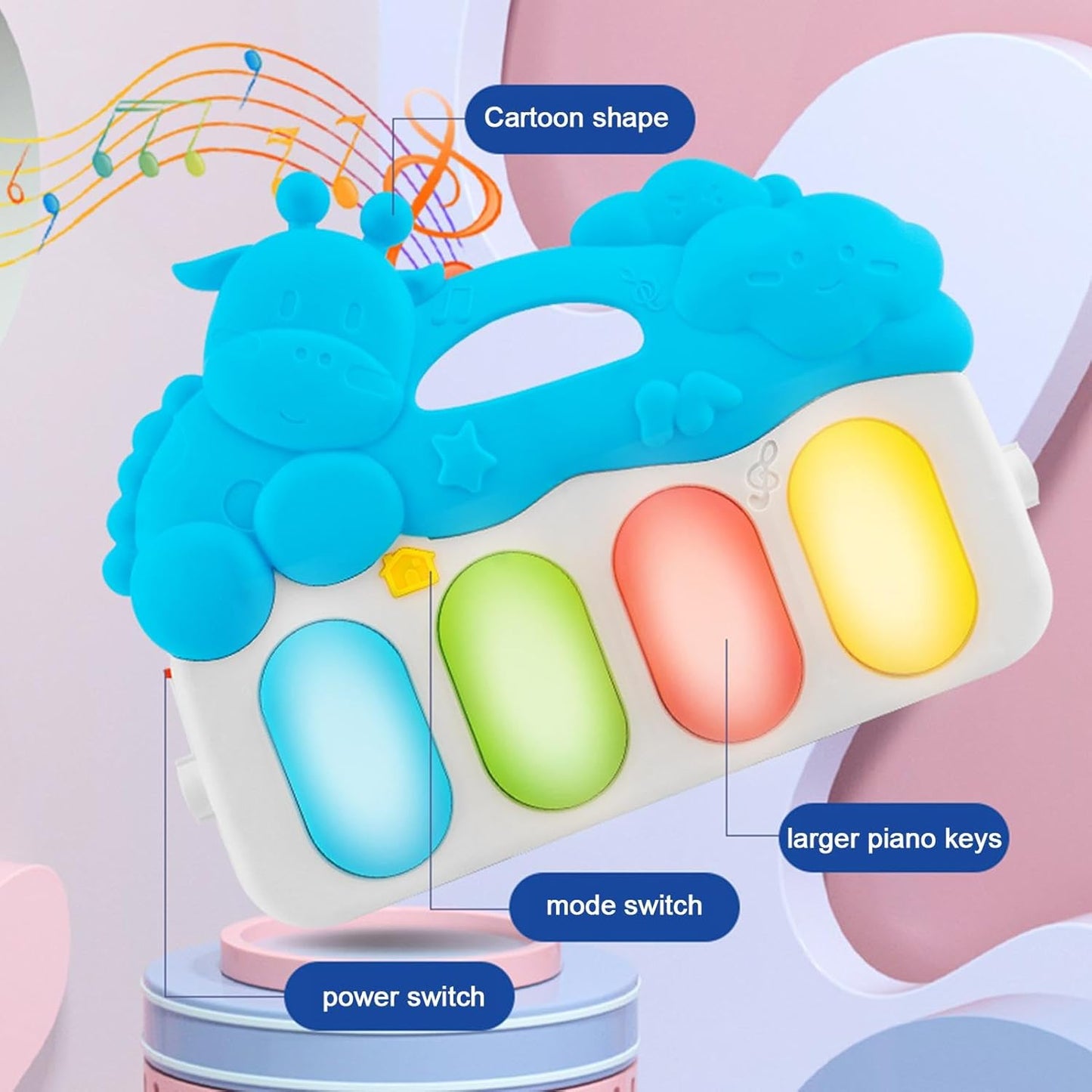 Baby Play Mat with Kick & Play Piano