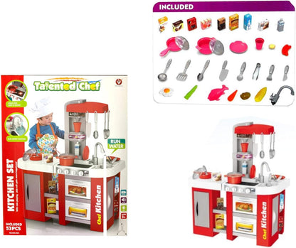 Talented Chef Red Kitchen Set