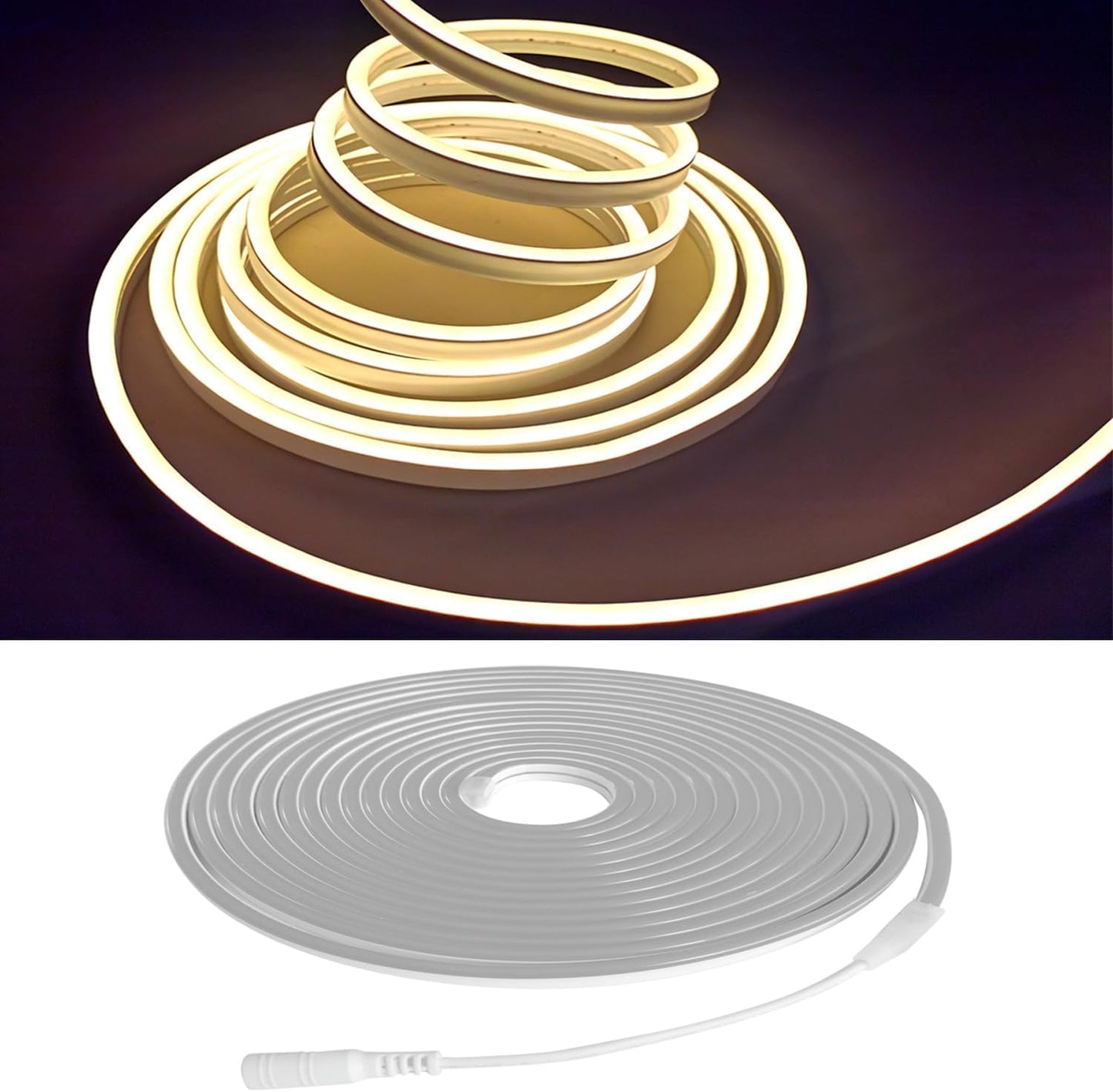 COB Frosted LED Light Strip 100M Warm White