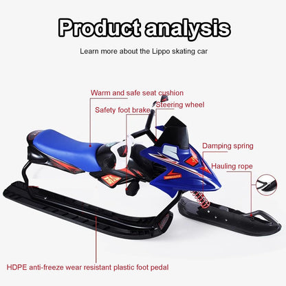 Kids Snow Ski Motor Sled