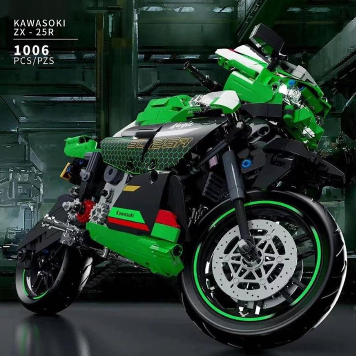 867 pieces block motorcycle