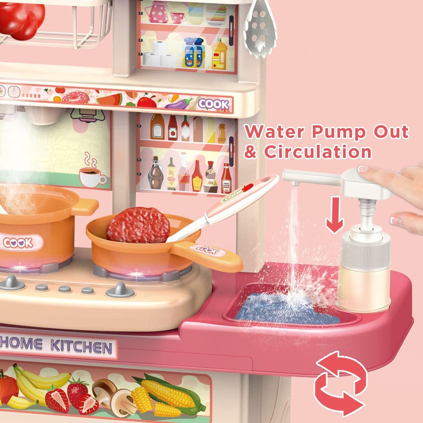 Dream Kitchen Playset – Pink