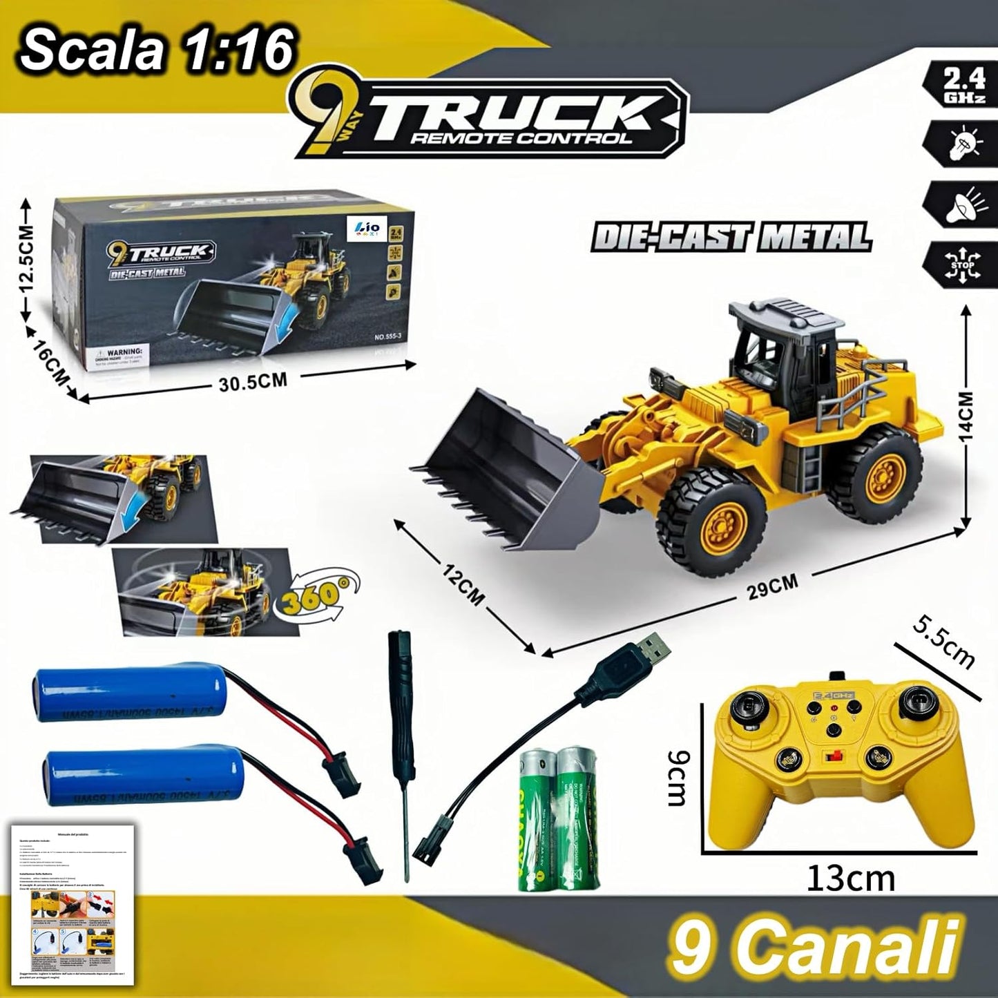 Metal Bulldozer Truck