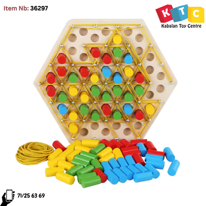 Wooden Chain Battle Chess