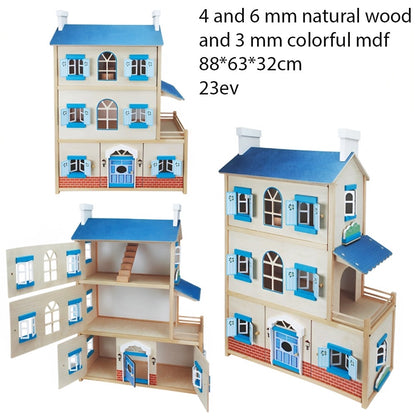 Wooden doll house