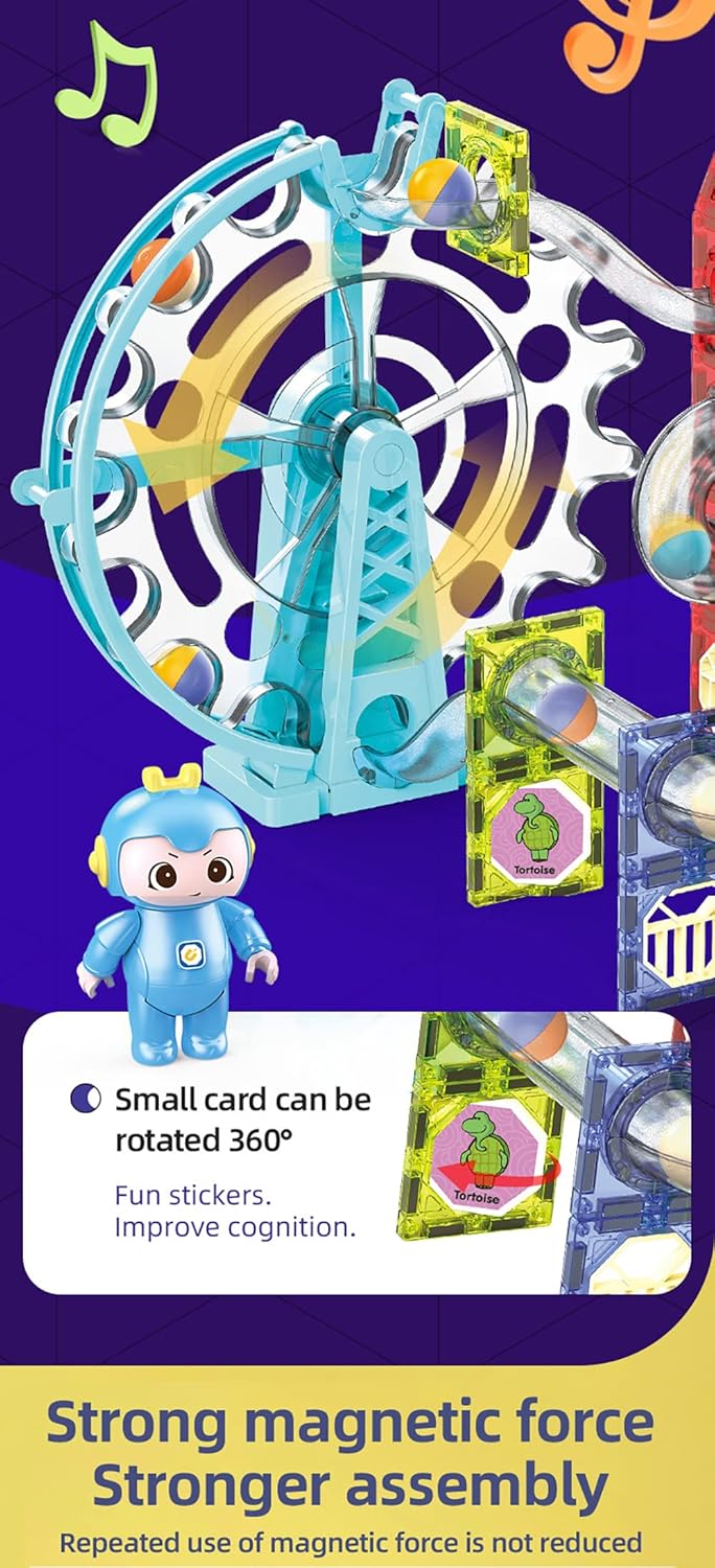 magnetic rail block set