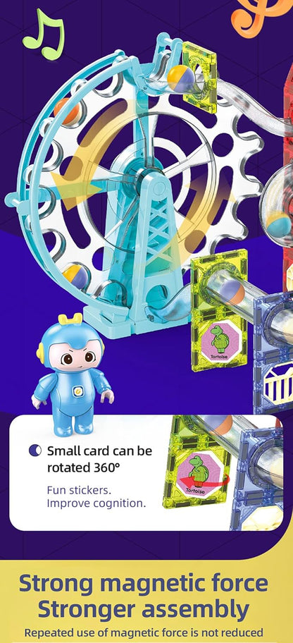 magnetic rail block set