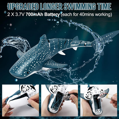 remote control whale toy