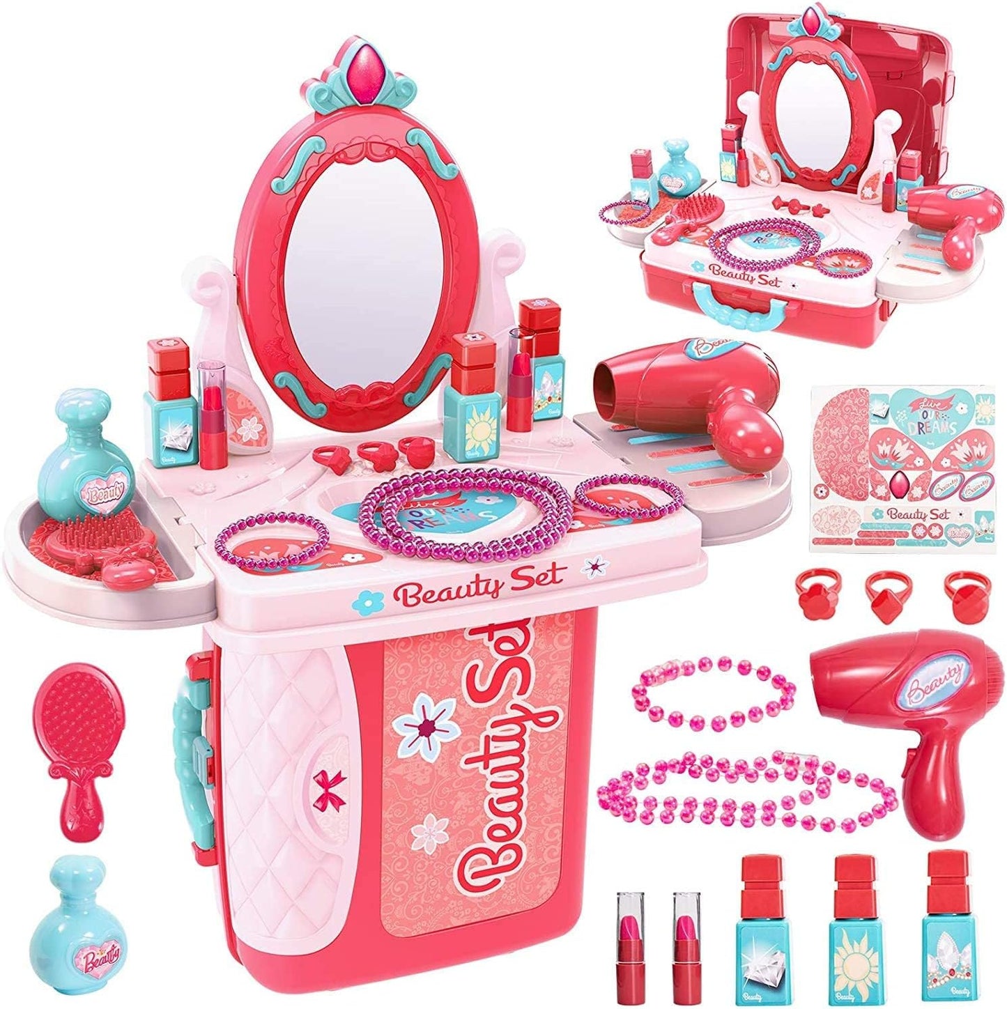 beauty set suite case