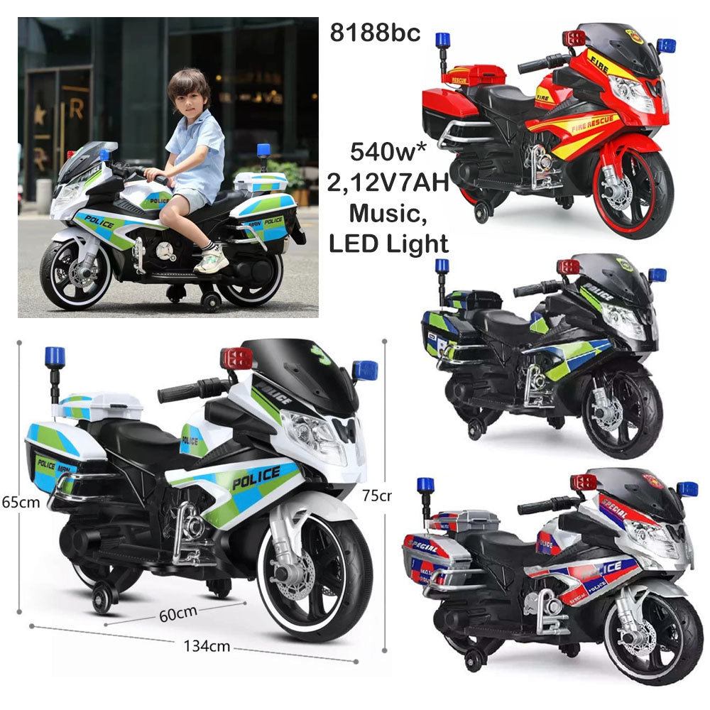 BMW police motorcycle for kids