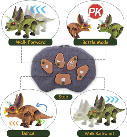 Remote Control Triceratops Dinosaur Toy