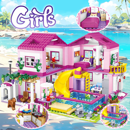 Summer Villa Building Set 1018 pcs
