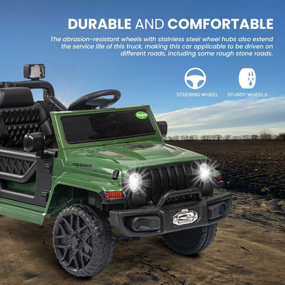 wrangler rechargeable battery car for kids