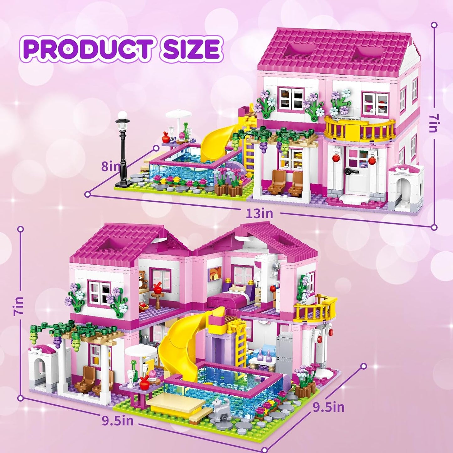 Summer Villa Building Set 1018 pcs