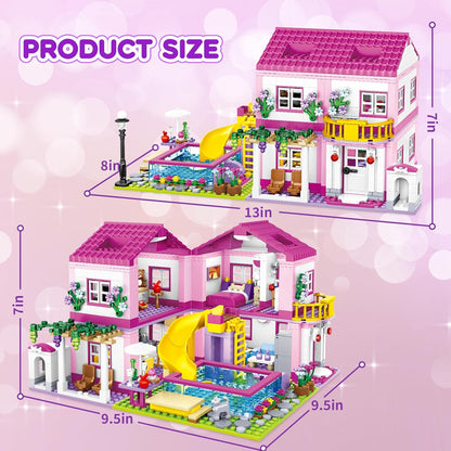 Summer Villa Building Set 1018 pcs