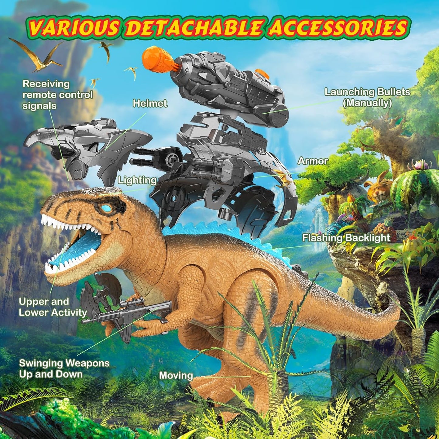 Remote Control T-Rex Battle Dinosaur
