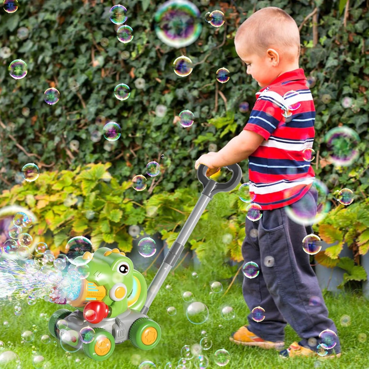 Bubble Machine for Toddlers: Dinosaur Boxing Bubble Machine,Lawn Mower,Toddler Toy Outside,Toys for Toddlers