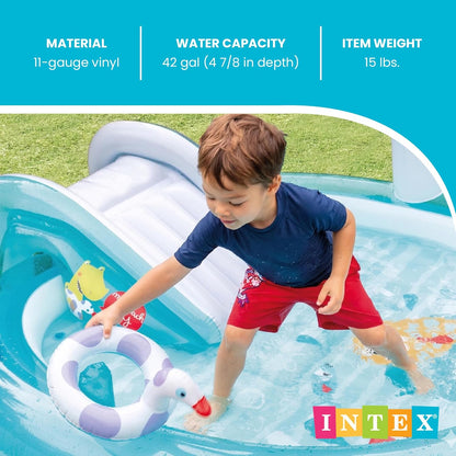 Gator inflatable Play center with slide