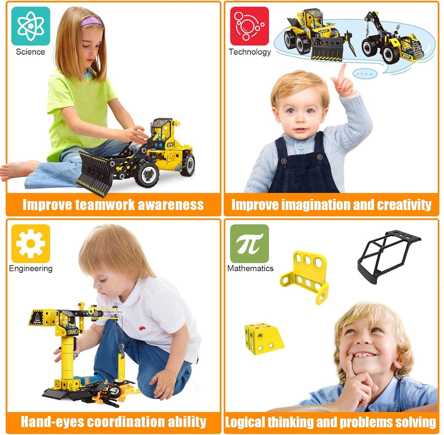 Construction 6-in-1 Builder Set