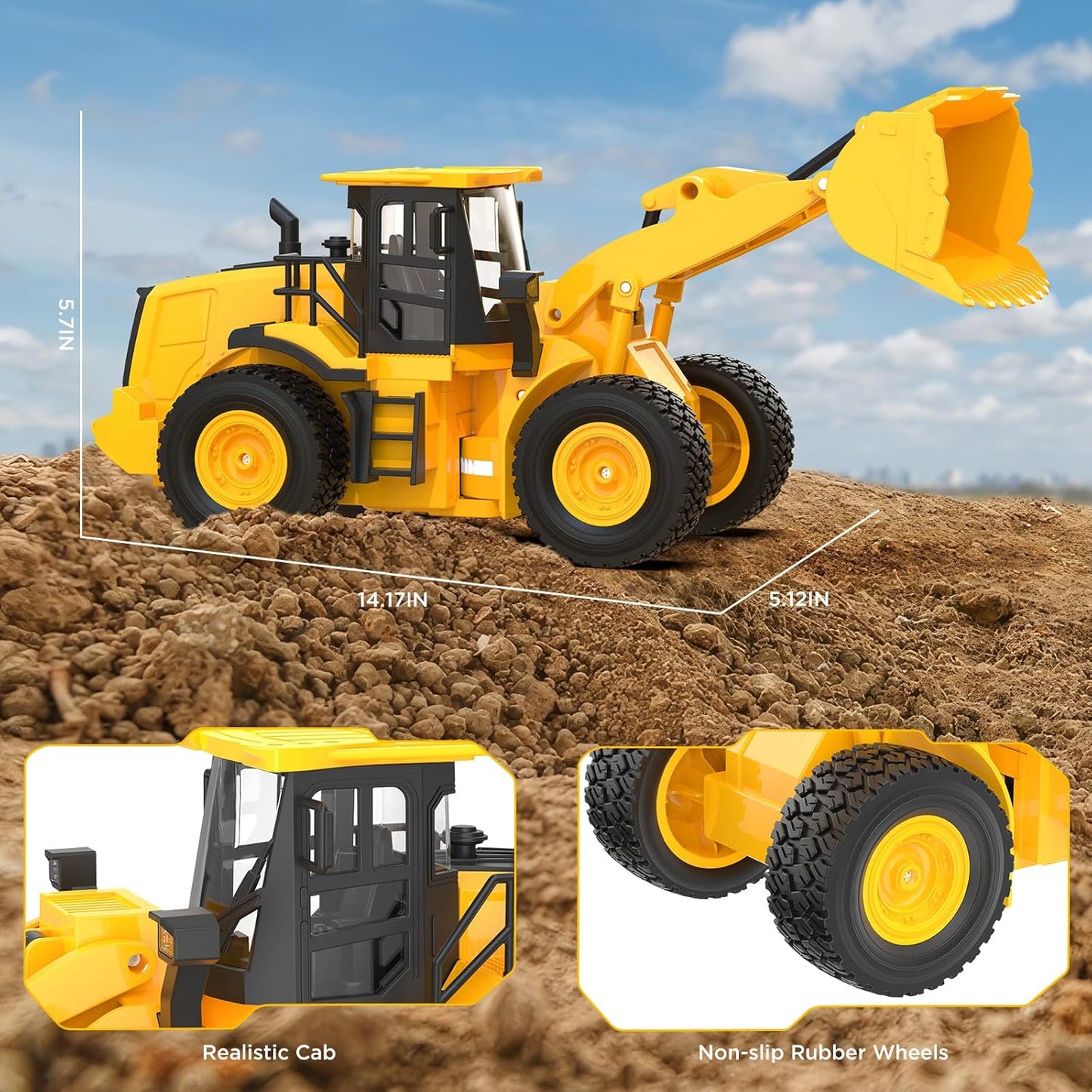 RC Engineering Bulldozer 9-Channel