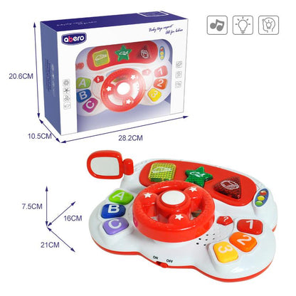 Abero Musical steering wheel with light and sound effects Abero Baby Toys