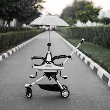 Twins baby stroller with umbrella