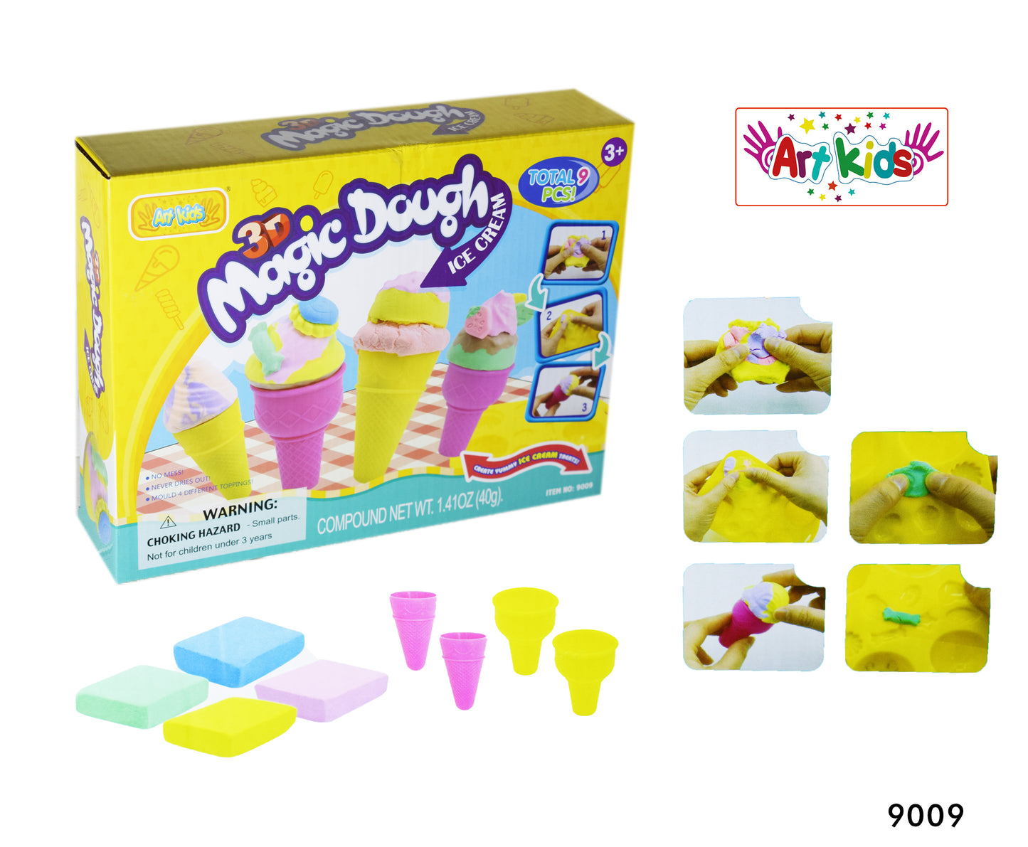 Ice cream play dough set