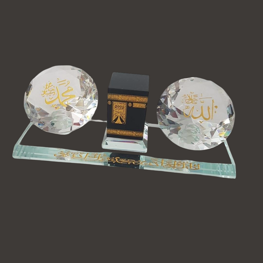 Crystal Islamic Desk Ornament Set