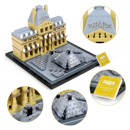 Louvre Blocks Pattern louvre block set – Kabalan toy center
