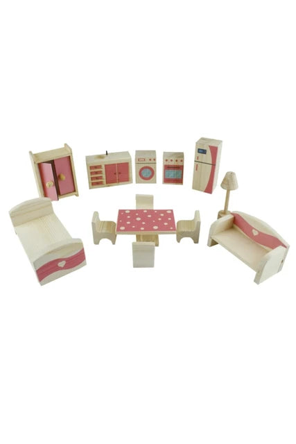 wooden dollhouse