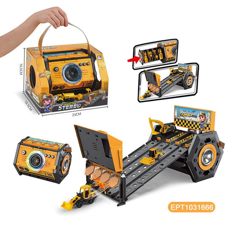 Interactive Launch & Build Construction Track