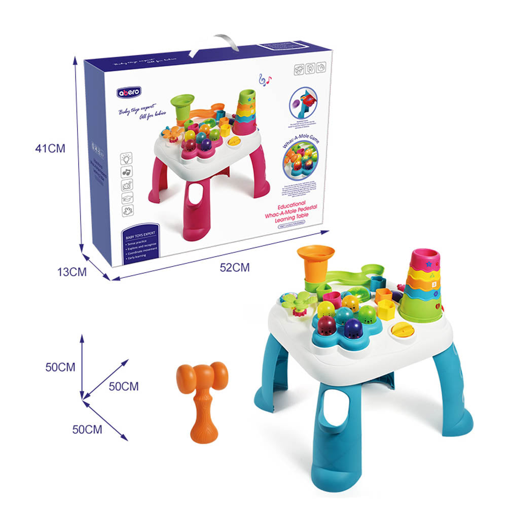 table baby play set with music and light shows and multiple toys