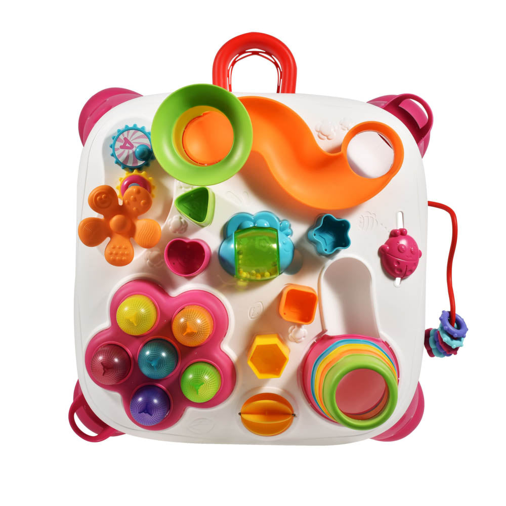 table baby play set with music and light shows and multiple toys