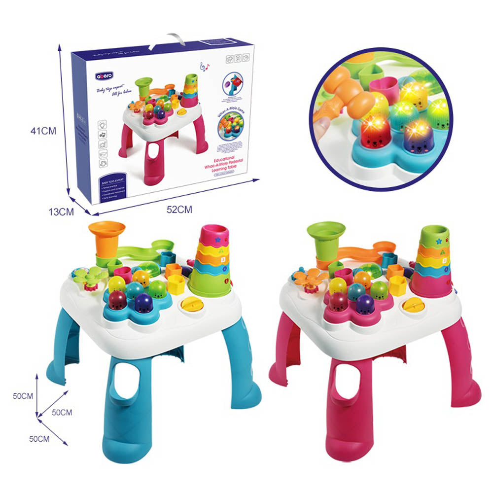 table baby play set with music and light shows and multiple toys