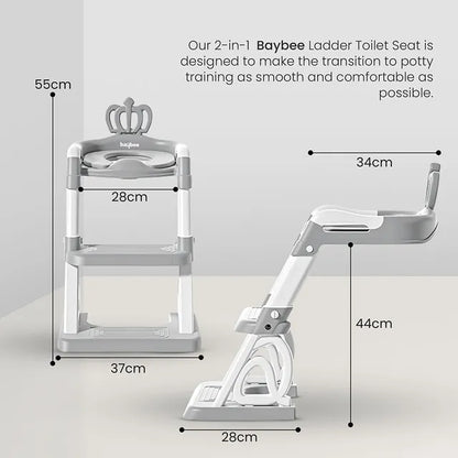 2-in-1 Potty Training Toilet Seat with Ladder