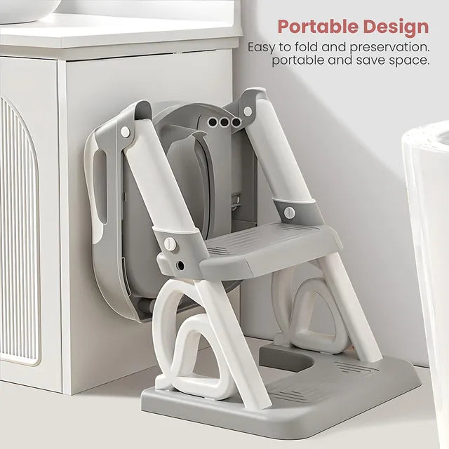 2-in-1 Potty Training Toilet Seat with Ladder