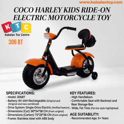 Ride-On Electric Motorcycle