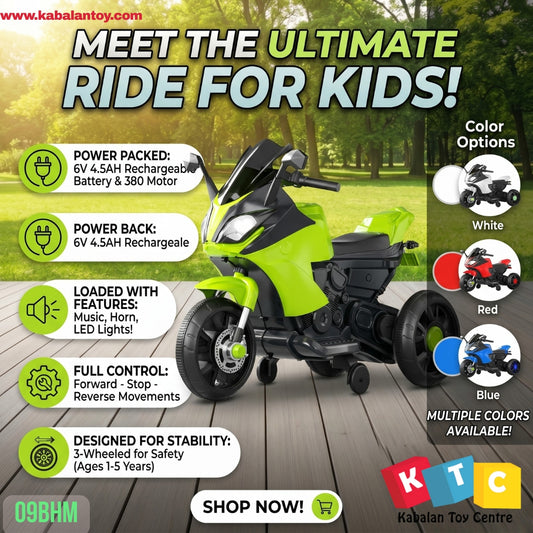 electric ride-on motorcycle