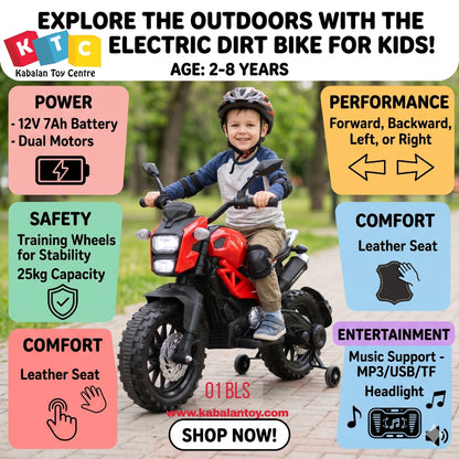 Electric dirt bike for kids