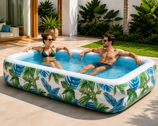 Tropical Swim Center Family Inflatable Pool