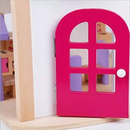 wooden doll house