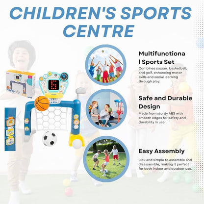 4 in 1 basketball football golf and bowling