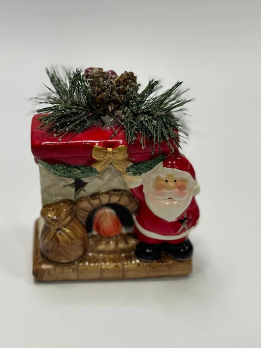 Santa Gift Box Figurines