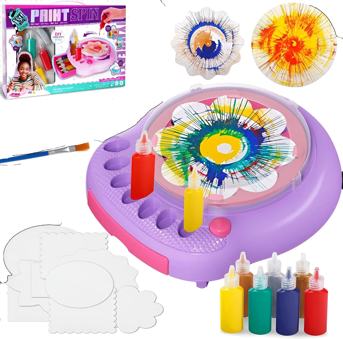 Paint Spin DIY Art Machine