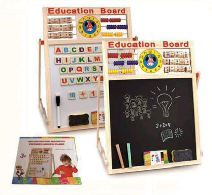 Wooden multipurpose magnetic board