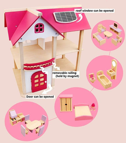 wooden doll house