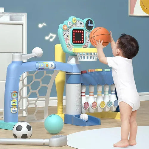 4 in 1 basketball football golf and bowling