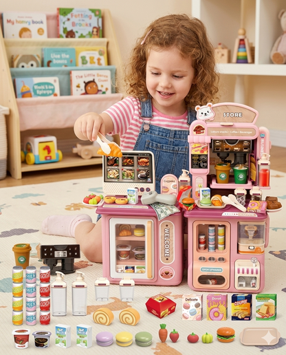 2 in 1 Vending Machine and Coffee Shop