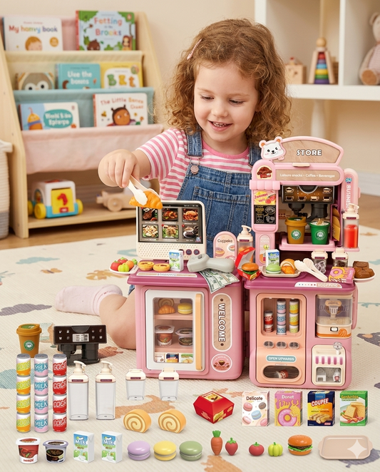 2 in 1 Vending Machine and Coffee Shop